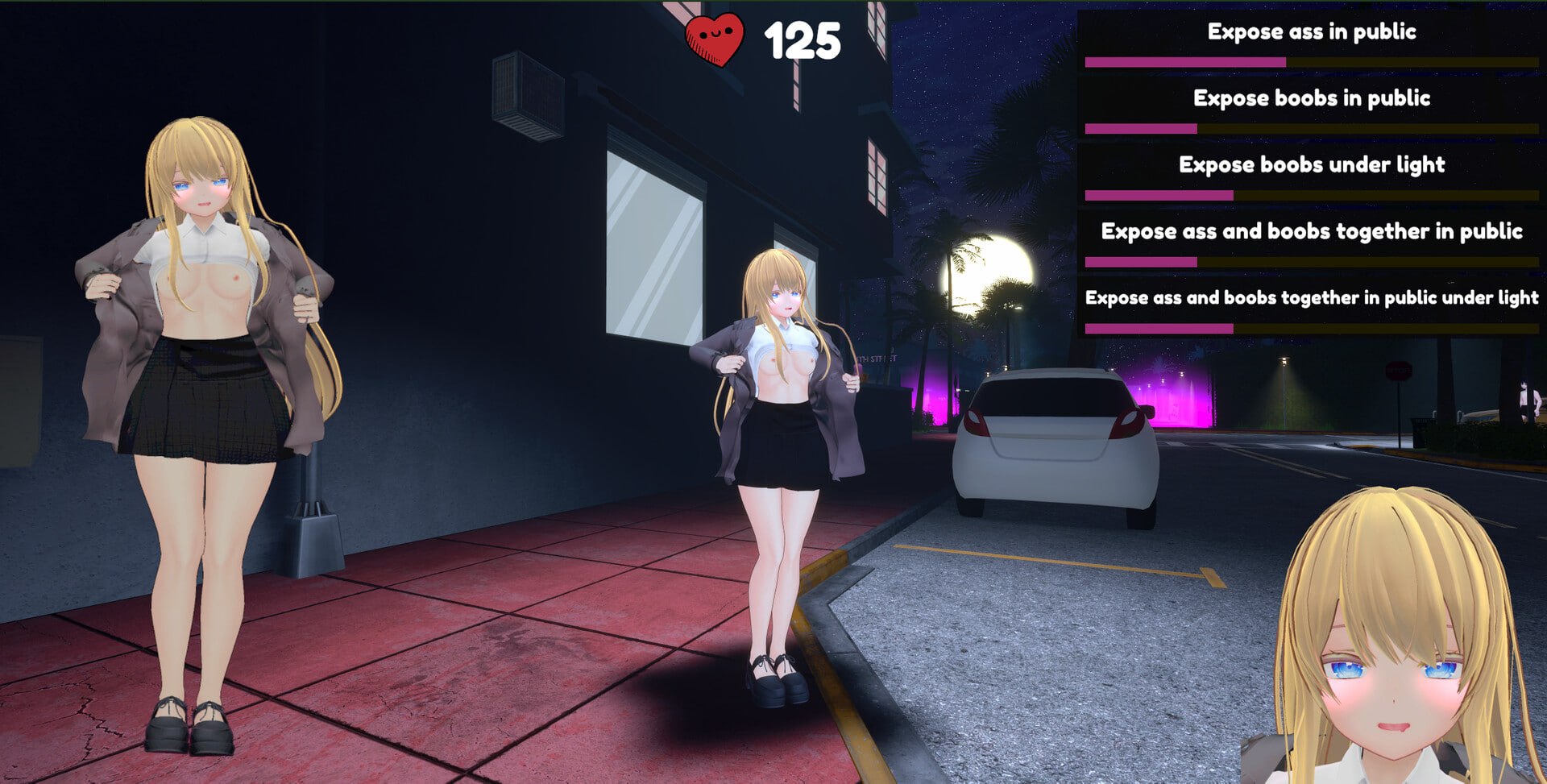莫依卡：露出诱惑 ▫️ Moeka: Exposure's Temptation ▫️ v0.1 ▫️ PC端 官中无码 预览图