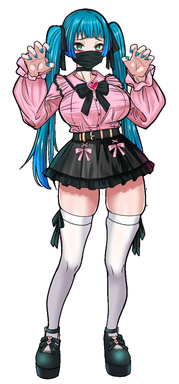 传闻中的裂口女原来是地雷系美少女！？神主君能成功退治她吗！噂のくち裂け女は地雷系美少女だった！?退治できるのか神主君！ PC端 AI汉化更新版 预览图