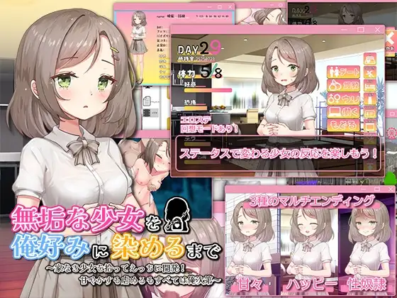 将纯真少女养成成我喜欢的模样～無垢な少女を俺好みに染めるまで～家なき少女を拾ってえっちに開発！AI汉化版 PC端 预览图