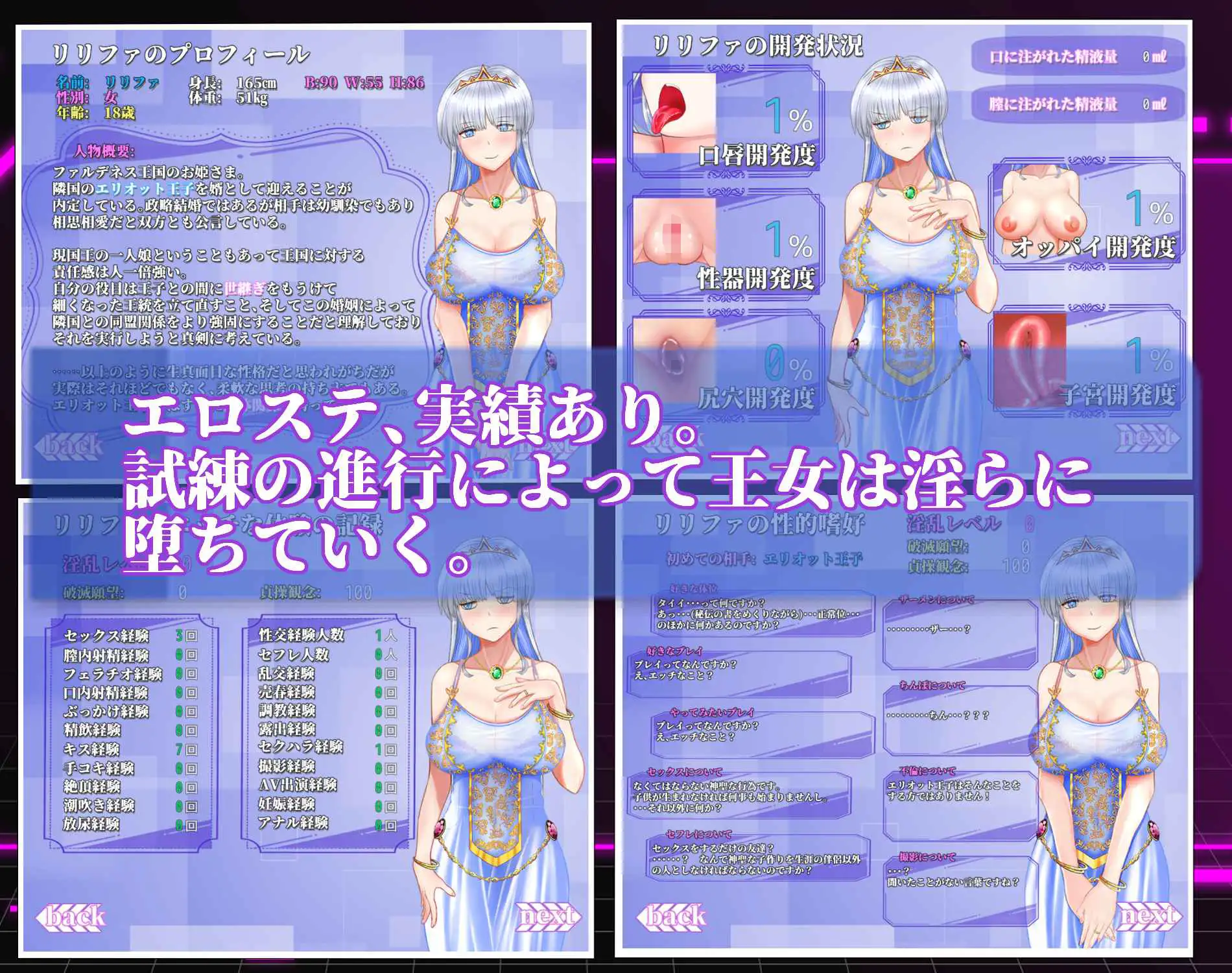 连公主也能参与的NTR计划 お姫さまにもできるNTR計画 v1.0 PC端 AI汉化版 预览图