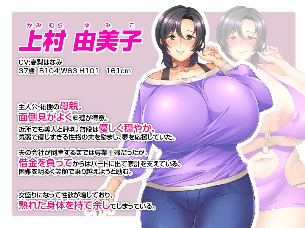 为母亲私处打码的我～妈妈是债务奴隶～ /母のオマンコにモザイクを掛ける僕～お母さんは借金奴隶～ 汉化中文版 PC端 汉化版 预览图