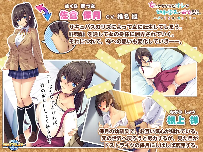 女にさせられたオレが幼馴染みの彼女になるなんて…～♂×TSは、オレ!? PC端 AI汉化完整版 预览图