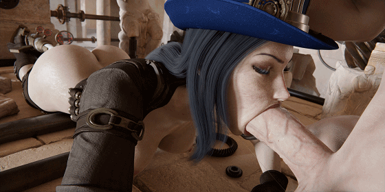 3D动画 Caitlyn 凯特琳 长腿女警贴身特殊审讯 动漫视频 预览图