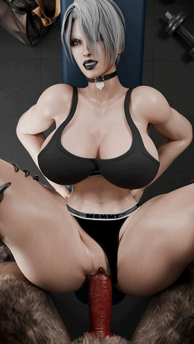 3D动画 Shark3D/(Rekin3D) ：2B+蕾娜+黑百合+明日奈 4K 动漫视频 预览图