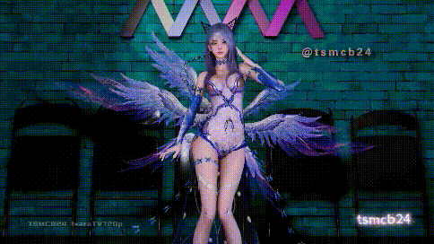 VAM 天使没翅膀：蓝蝶 嘍嘎搖 性感苗条美女 动漫视频 预览图