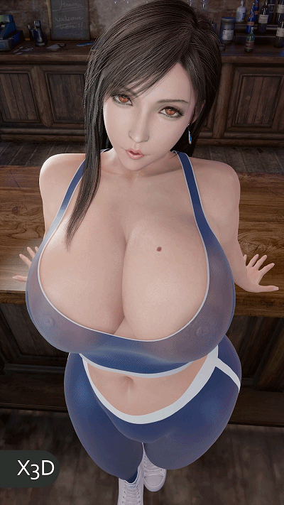 X3D 4月新作：里奥+蒂法 丰腴曲线身形美 动漫视频 预览图