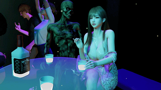 VAM 牛头人爱好者：雯雅婷-酒吧NTR 性感肉丝女友在男友面前被陌生男人冲突互动 4K 动漫视频 预览图