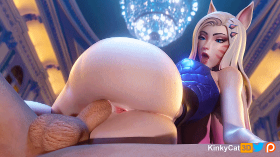 KinkyCat3D 12月新作+合集：阿卡丽+D.Va+伊芙琳+阿狸+黑百合+猎空 动漫视频 预览图