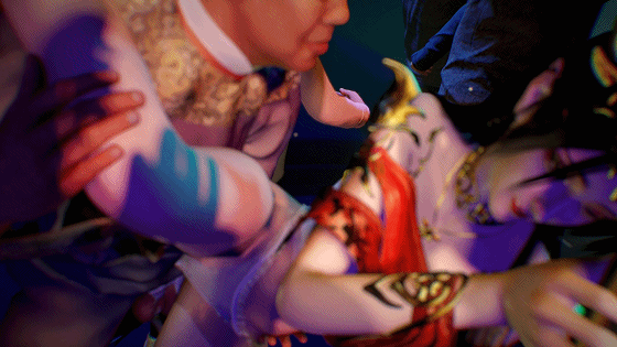 VAM 牛头人爱好：美杜莎酒吧 性感女友在醉酒男友面前被冲突互动释放情节 中字 动漫视频 预览图