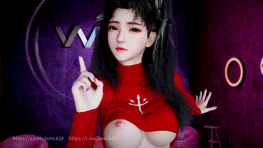 VAM 天使没翅膀：远坂凛 Chiwawa 吉娃娃摇 性感深色造型御姐上位 4K60 动漫视频 预览图