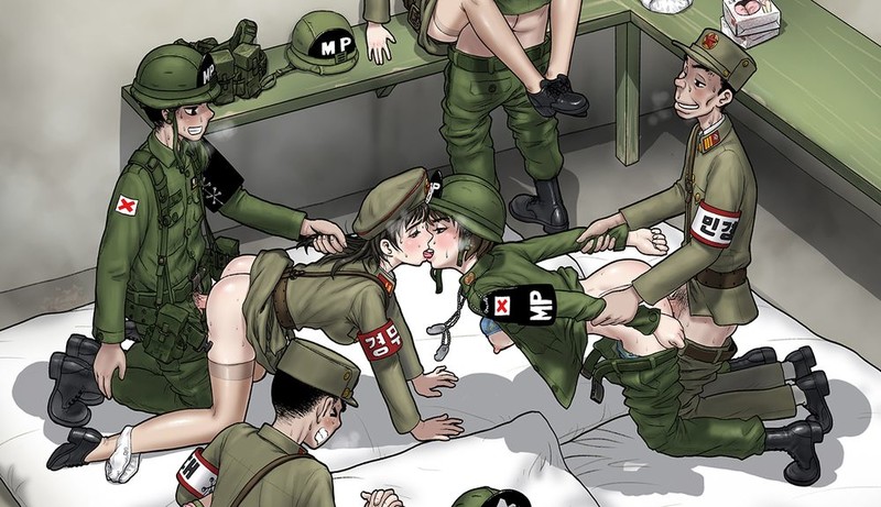全彩韩漫 教育清纯女兵，轮流插入她们嫩穴 “GOGOCHERRY”集 漫画图集 预览图