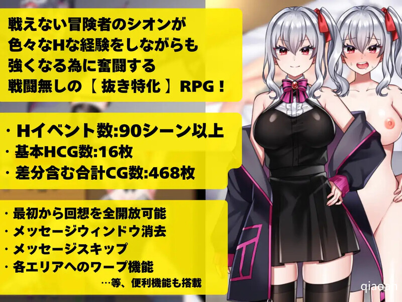 增添AZ 探索RPG/2C 冒险者希昂无法战斗！～本该变强却变得放纵状态了～ PC端 预览图