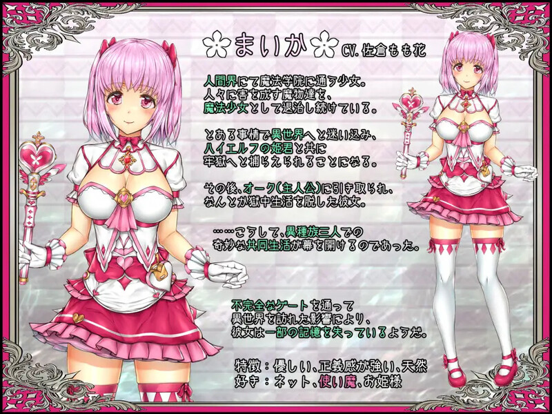 少女异种间狱 ～魔法少女与精灵公主、与兽人共度的异世界乡间生活～（少女異種間獄 ～魔法少女&エルフ姫、オークと過ごす異世界性 PC端 汉化版 预览图
