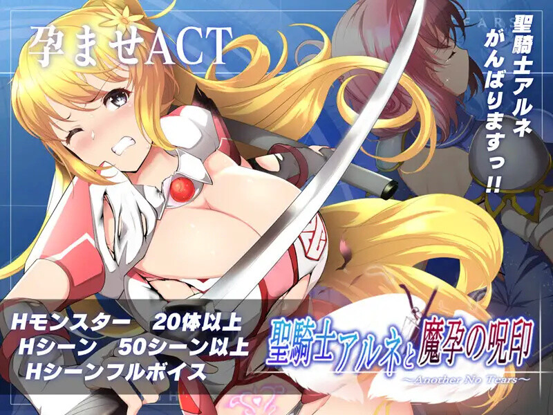 爆款ACT/战斗RPG/动态 圣骑士阿尔内与魔孕的咒印（聖騎士アルネと魔孕の呪印～Another No Tears PC端 更新版 预览图