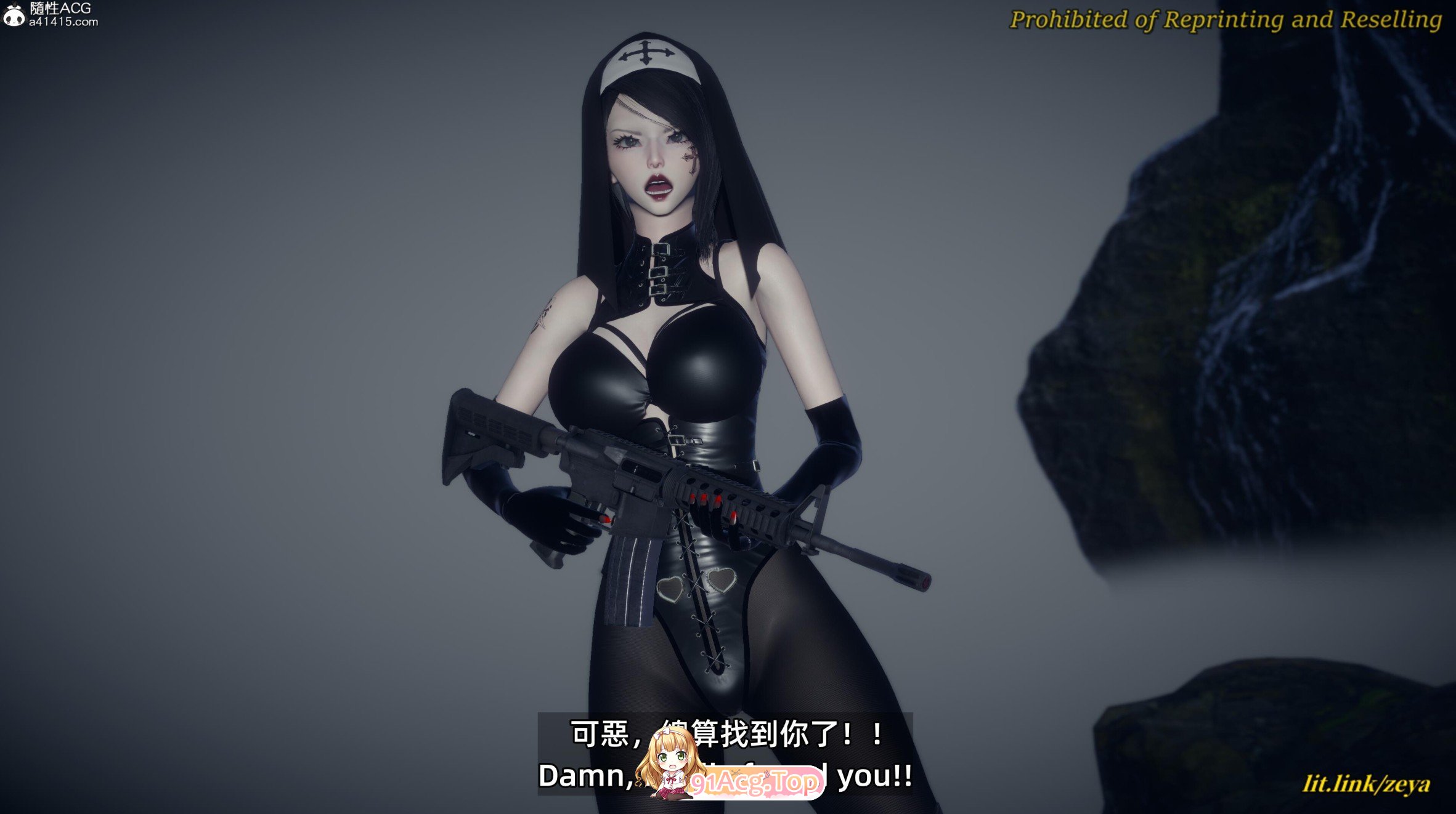3D战斗娱乐01-02死斗/丝袜/死 漫画图集 预览图