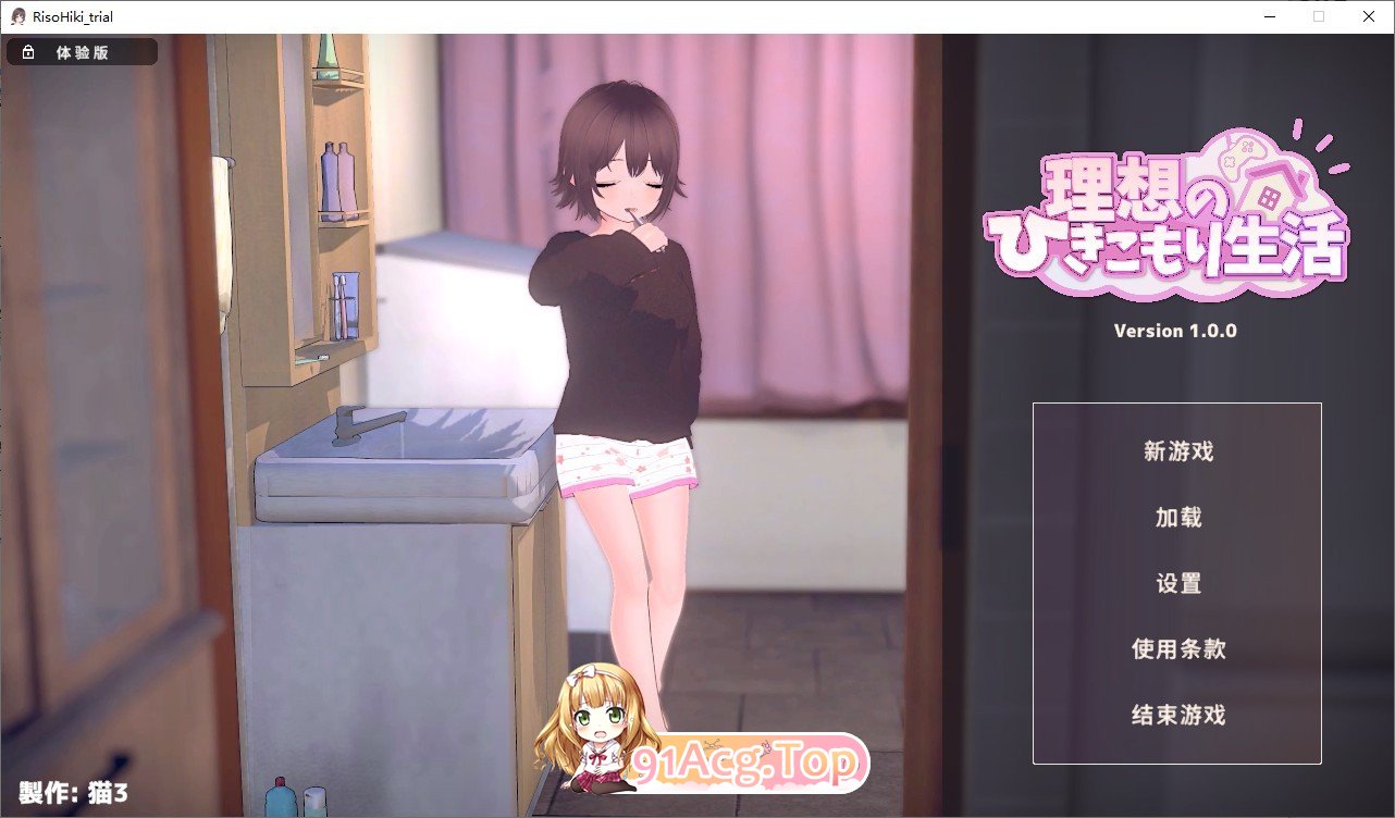 理想的家里蹲生活～父女的亲密同居～官方中文体验版 PC端 官中更新版 预览图