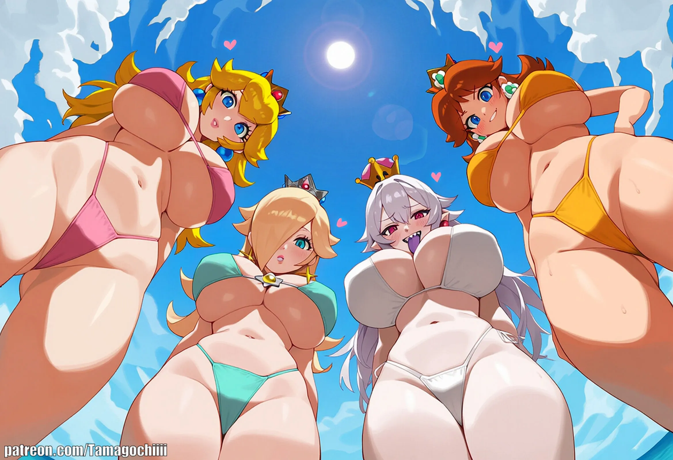 Tamagochiiii AI图集4本 AI绘画漫画图集 预览图