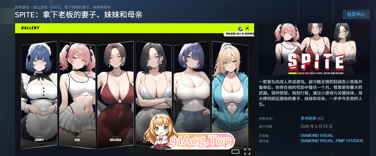 报复：拿下老板的妻子、姐妹和母亲 V1.40 PC端 官中高清版 预览图