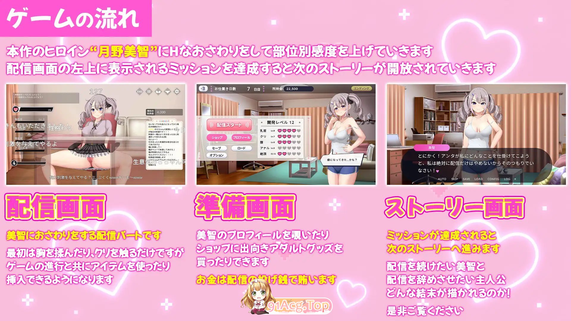 给直播女友来点惩罚！/配信彼女にお仕置きを！/生肉 PC端 日文原版 预览图