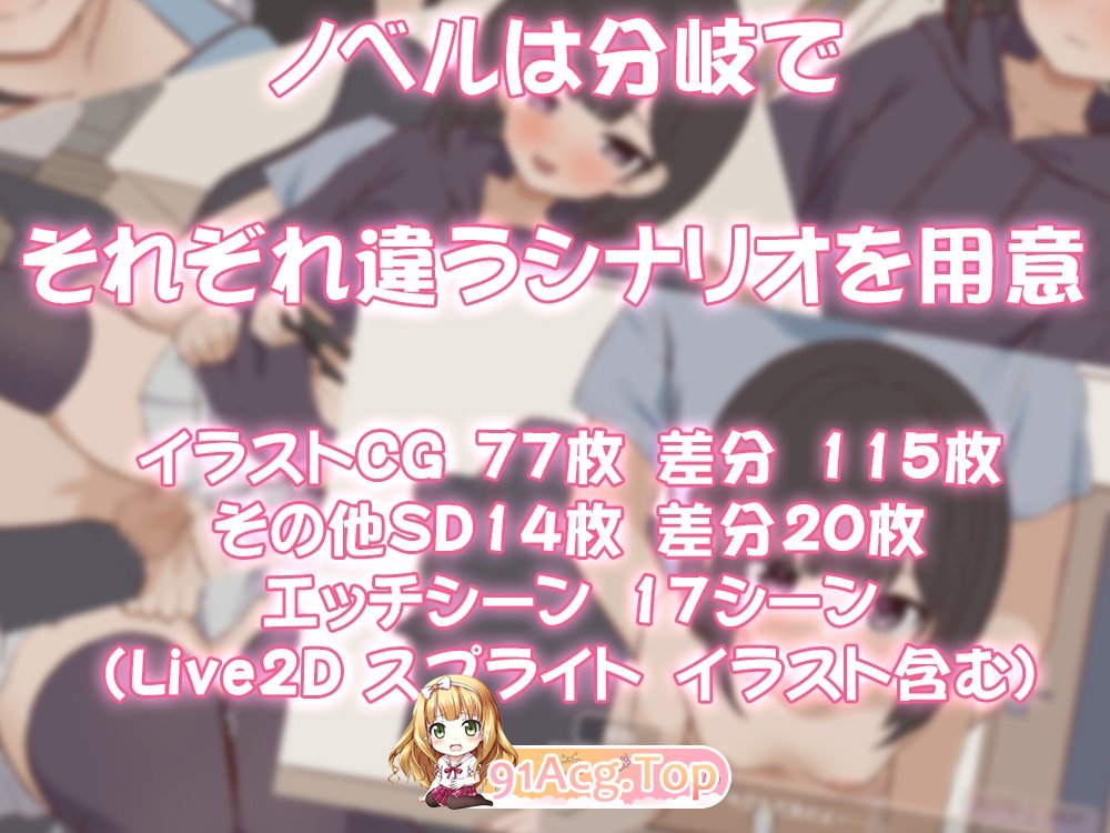 新汉化[日式SLG/Live2D/日常/生活] 突然同居的表妹似乎要成为 VTuber-只有我知道的秘密素颜 - v1.06 PC端 AI汉化版 预览图