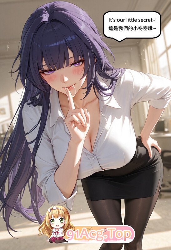 AI/Patreon (Yuni330) Raiden Mei - Office scene 漫画图集 预览图