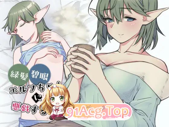 对绿发碧眼的精灵女孩恶作剧/緑髪碧眼エルフちゃんに悪戯するやつ/生肉 PC端 日文原版 预览图