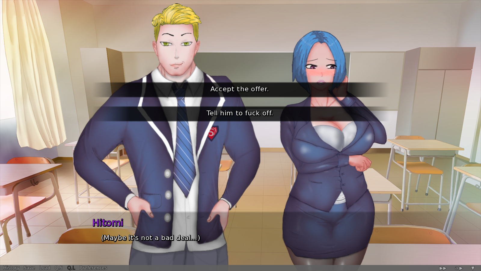欧美SLG汉化 瞳的病态快感 HitomisSickPleasurev0.v0.55.1 安卓端 汉化版 预览图