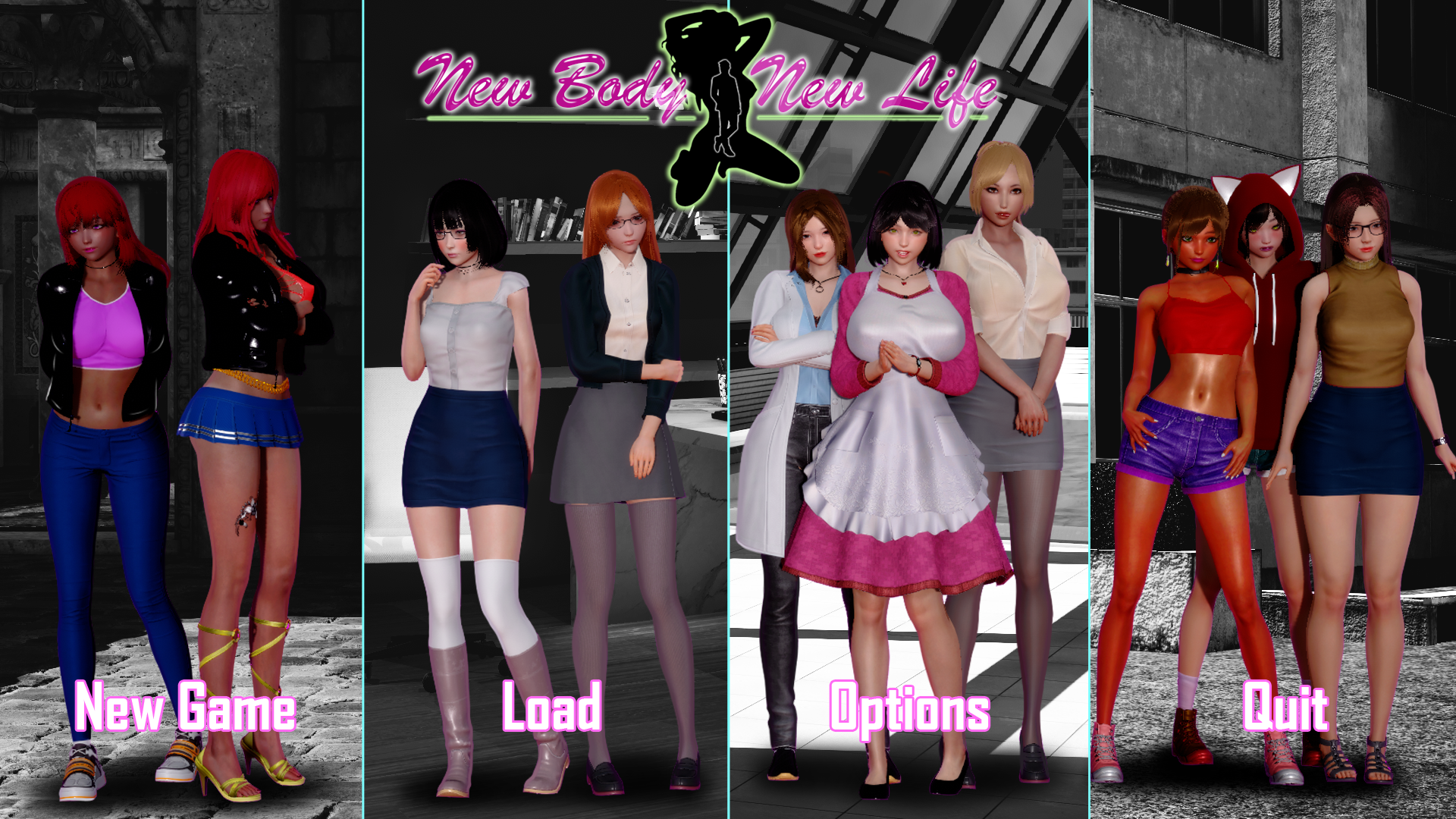 欧美SLG汉化动态 新身体 - 新生活重制版 New Body - New Life Remake v0.14 双端 汉化更新版 预览图