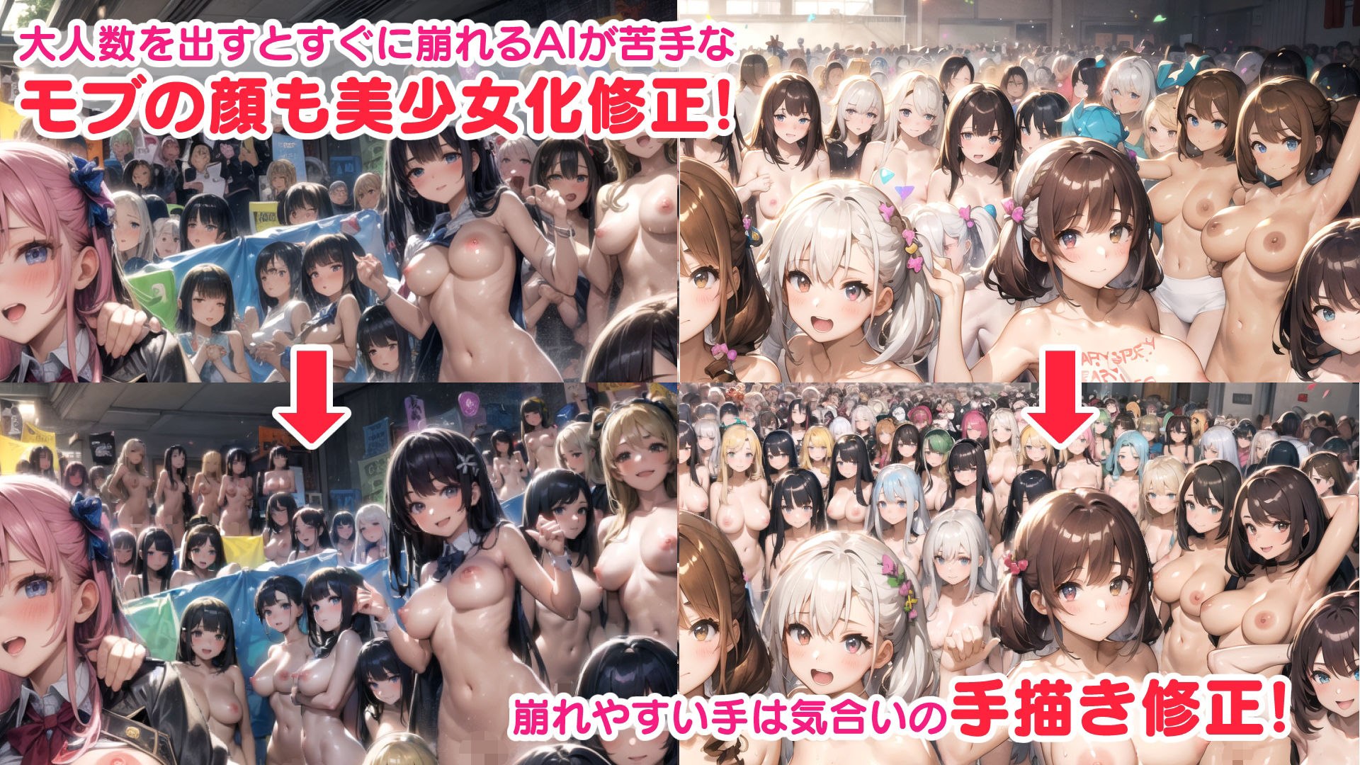 超群像互动肉便女学园养成授课 ～这世上所有的美少女都向主人献出子宫与人权~超ハーレム肉便女学園育成授業 V1.11 PC端 日文原版 预览图