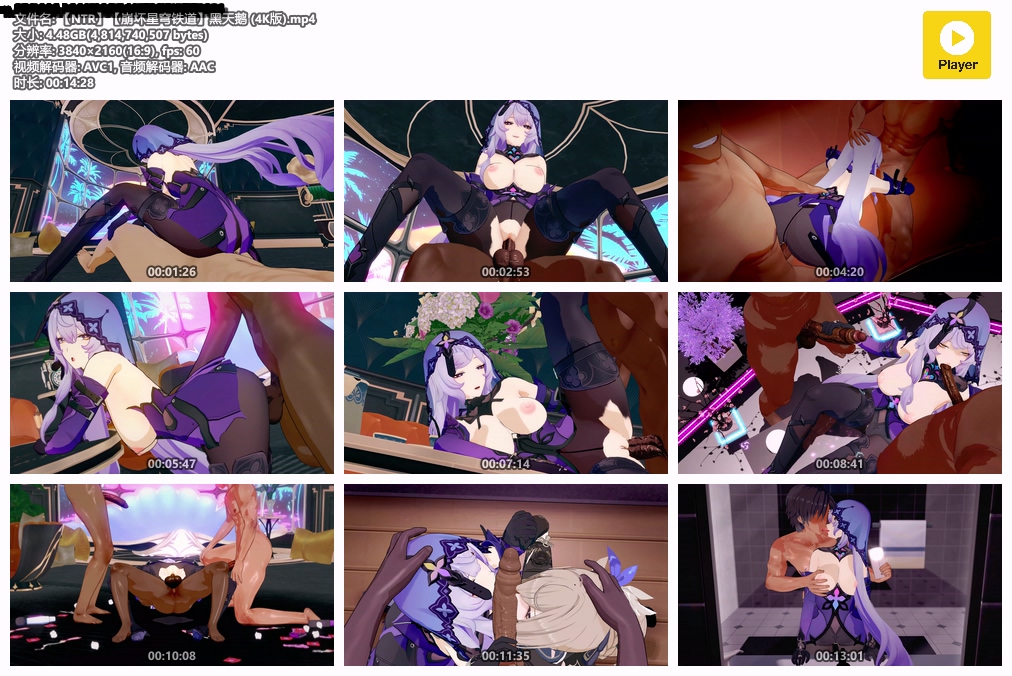 MMD动画 fengyunmomo大佬 崩坏合集 2023~2024年9月 崩坏 星穹铁道 原神 动漫视频 预览图