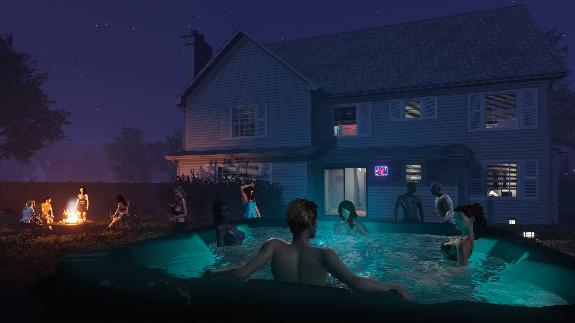 居家派对模拟人生 House Party V1.4.0 PC端 官中高清版 预览图
