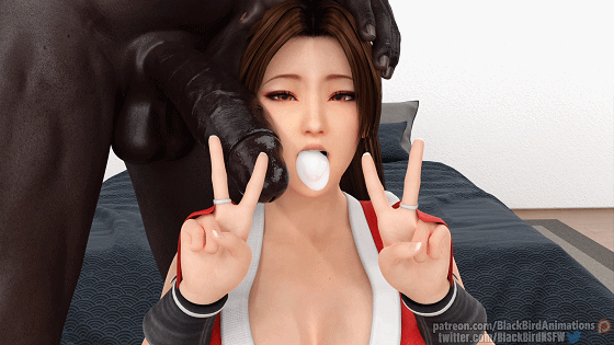 BlackBirdNSFW 6月新作：艾玛+不知火舞+扳机 性感御姐黑色巨根口爆颜射后入中出 动漫视频 预览图
