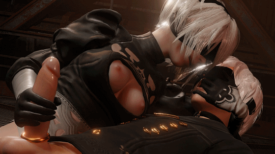 LazyProcrast 6月新作：2B+深羽 性感女神黑丝足交侍奉 骑乘传教士体位爆肏 动漫视频 预览图