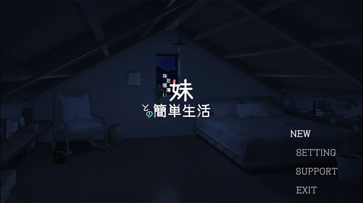 和存在感薄弱的妹妹一起的简单生活/存在感薄い妹との簡単生活 Ver0.79F PC端 官中版 预览图
