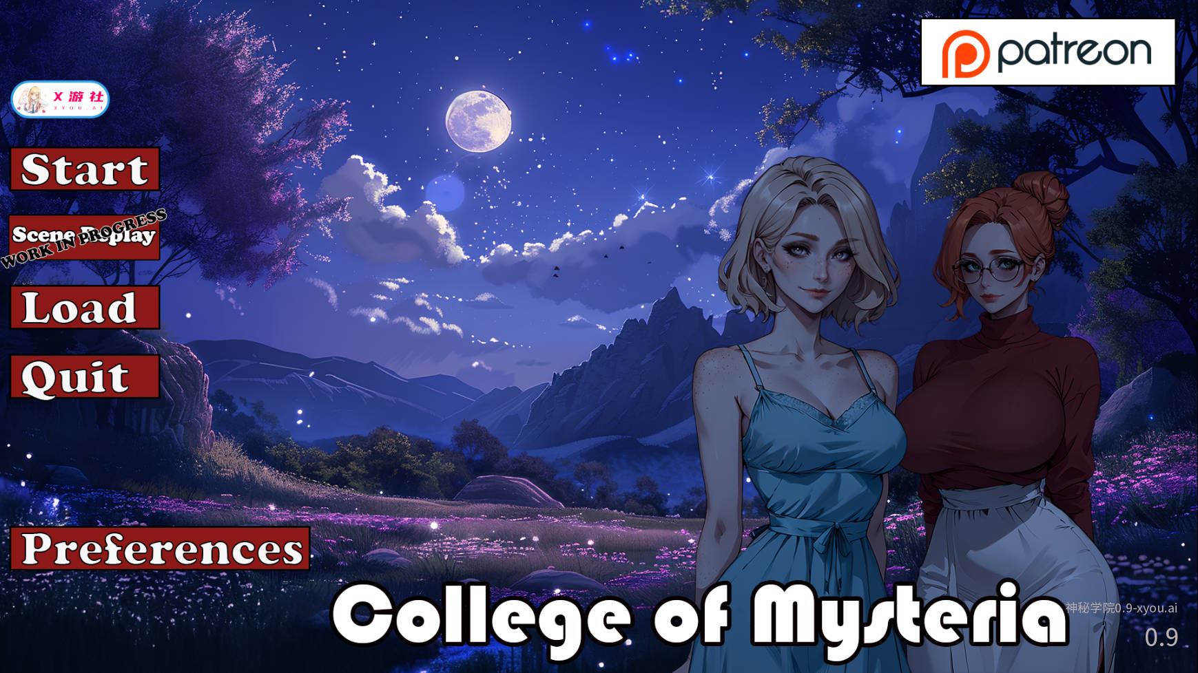 神秘学院/College of Mysteria Ver0.9 PC端 AI汉化版 预览图