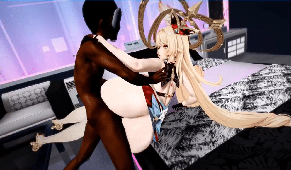 MMD AlphaG 原神NTR 大奶艾莉丝动漫视频 预览图
