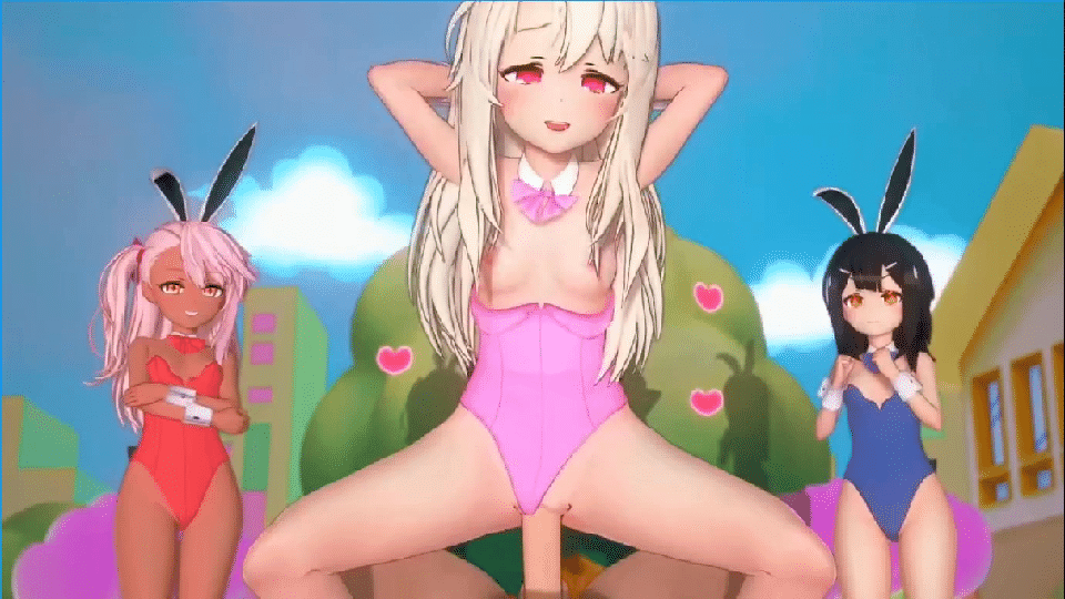 MMD poku 4月18魔法少女三小只美游+伊莉雅+克洛伊动漫视频 预览图