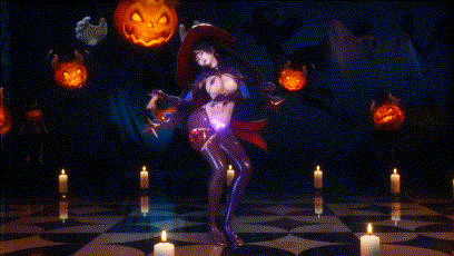 3D原神-莫娜-魔女装动漫视频 预览图
