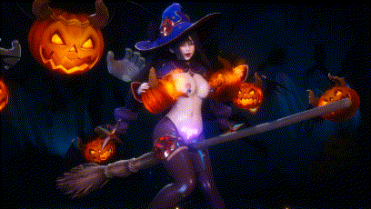3D原神-莫娜-魔女装动漫视频 预览图