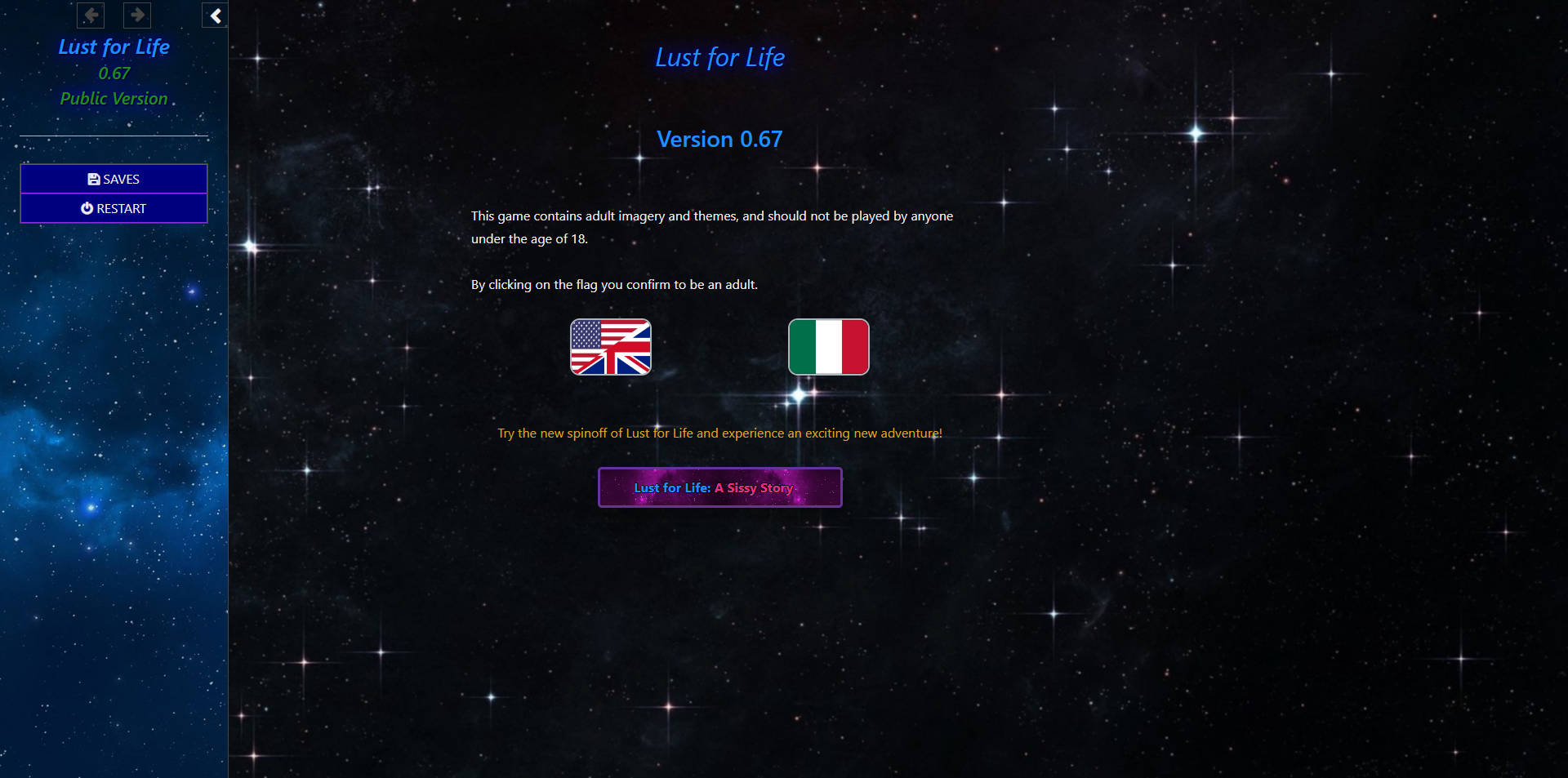 对生活的渴望/Lust for Life v0.67 浏览器汉化 PC端 汉化版 预览图