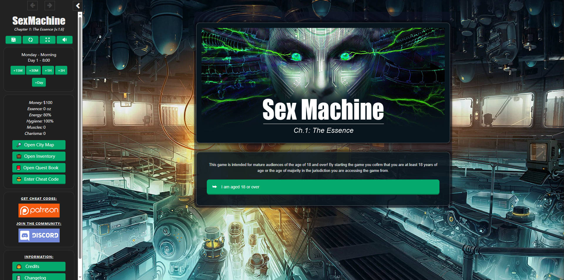 性爱机器/SexMachine Ch.1 v1.7 浏览器汉化 PC端 汉化版 预览图