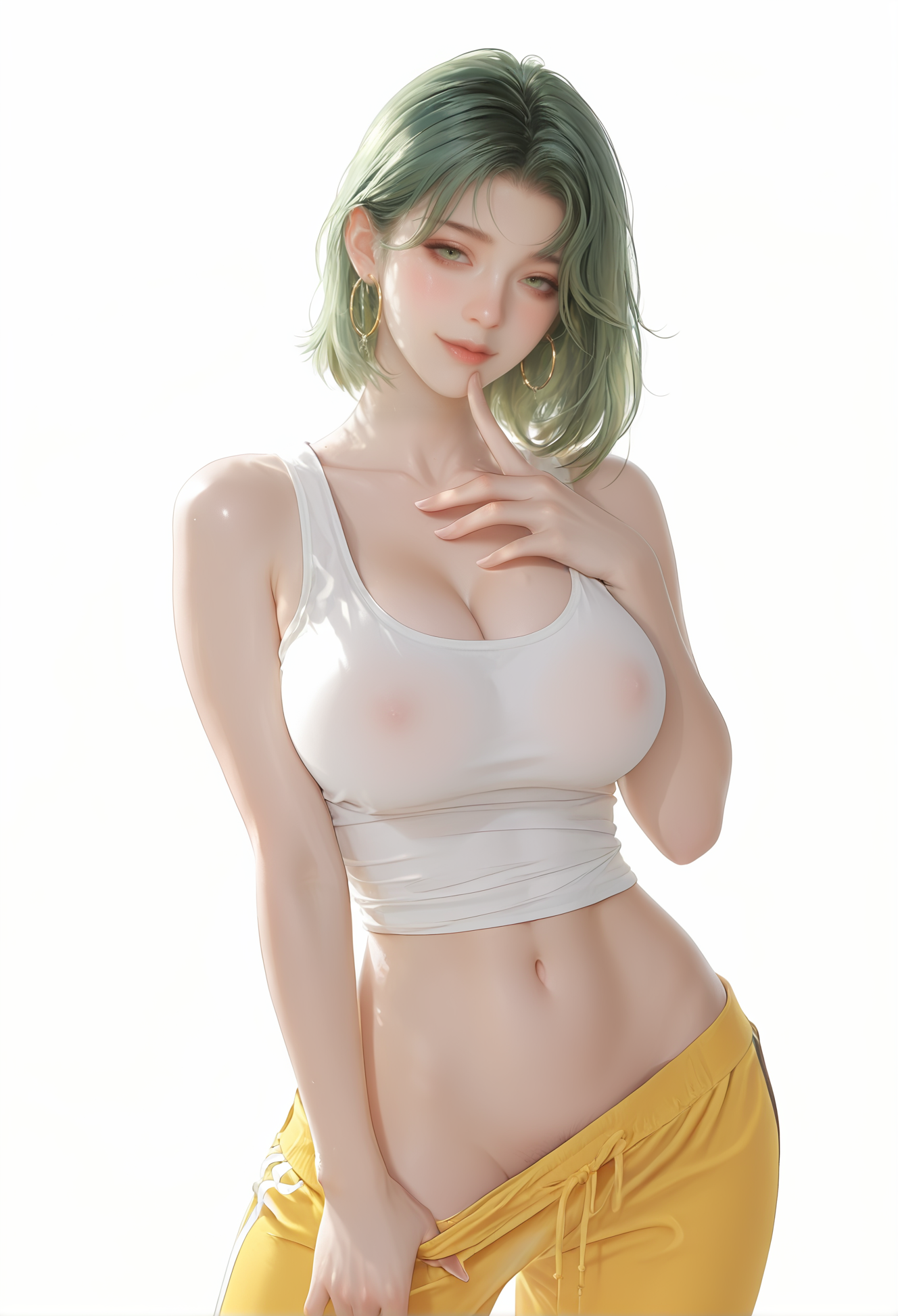 AI/中文 ManAI辣妹映像 健身房的姑娘 漫画图集 预览图