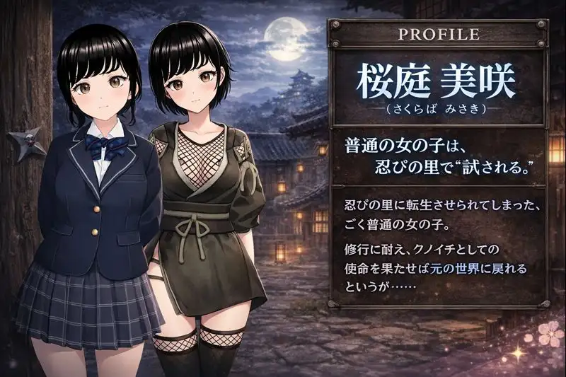 女忍者的生存之道就是忍受尴尬！ / くのいちの心得は恥ずかしさに耐えることです！? PC端 AI汉化更新版 预览图