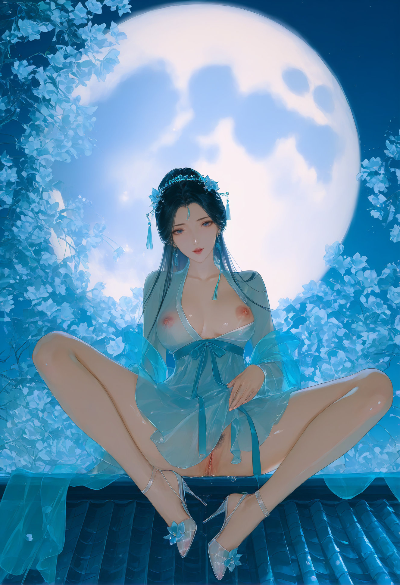 AI/中文 [ManAI]仙姬之月夜修行 漫画图集 预览图