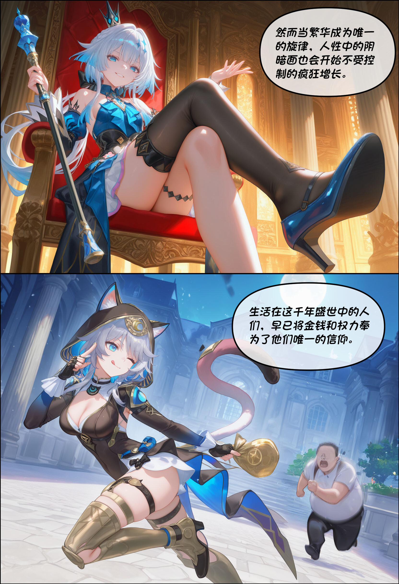 AI/中文 Crimson翁法罗斯反世界-昔涟1-3 漫画图集 预览图