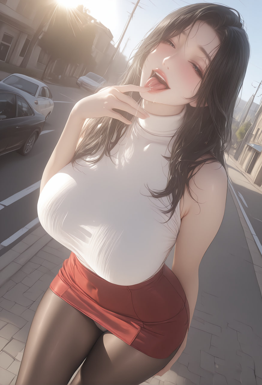 AI/中文 ManAI轻熟风秘书和私人飞机 漫画图集 预览图