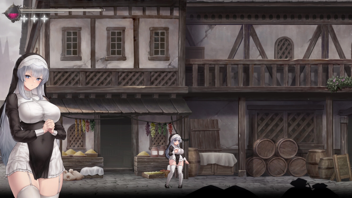 淫肉聖女～シスターの雌穴に刻む孕み印～Ver0.10 DEMO 动态官中新作 PC端 官中版 预览图