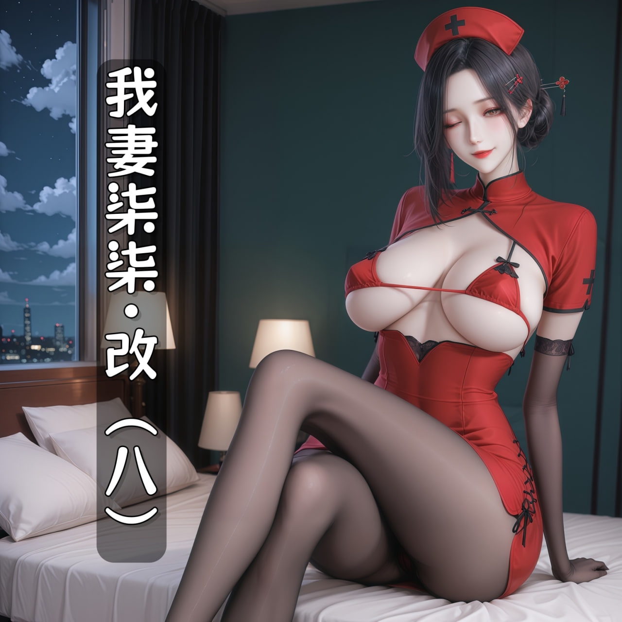 AI/中文我妻柒柒·改1-8 漫画图集 预览图