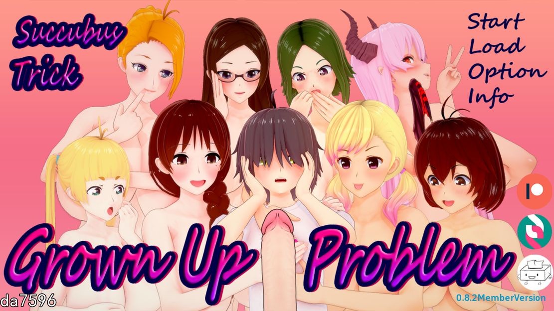 亚洲风SLG/动态] 魅魔把戏 长大问题 Succubus Trick Grown Up Problem v0.8.2 PC+安卓 汉化版 【游戏语音】：中文 【文件说明】：无广纯净版 转 预览图