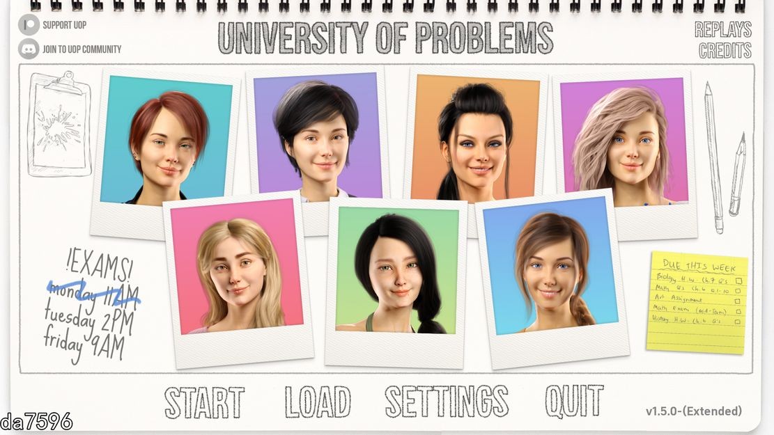 问题大学 学院情缘 University of Problems v1.5.0 Extended PC端 预览图